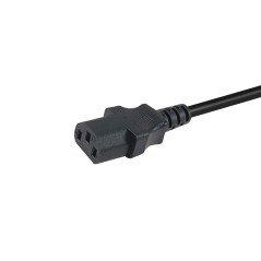 Equip Power Cable Black 1.8 M Iec - 112140